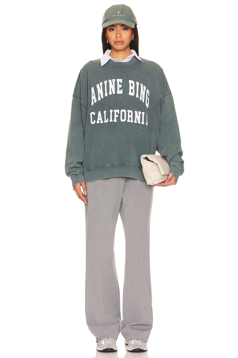ANINE BING Miles Sweatshirt Anine Bing - Vintage Black