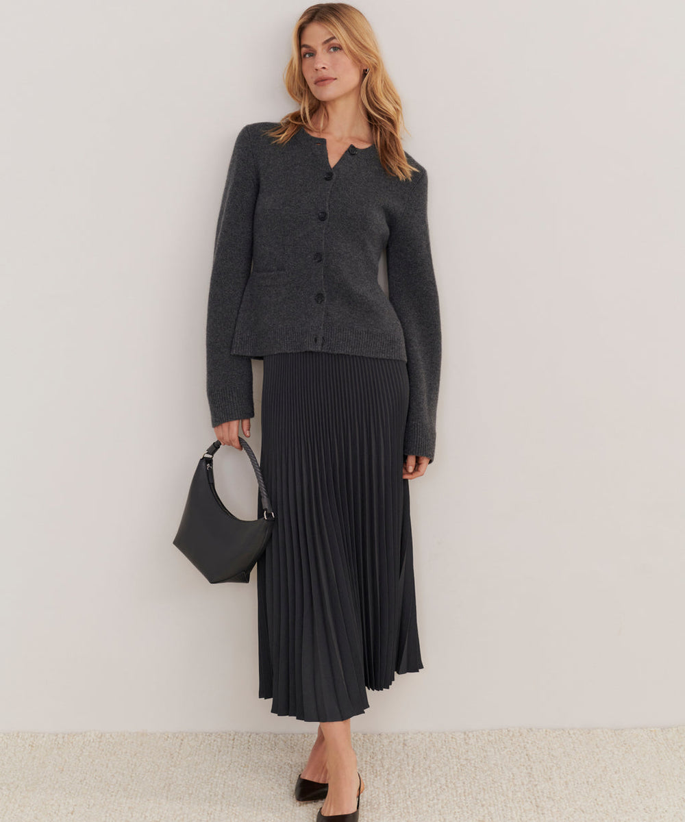 Pleated Skirt Slate – THREAD