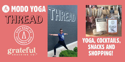 Yoga, Shop, Drink and Snack Local