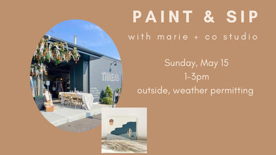 Paint & Sip with Marie + Co at THREAD