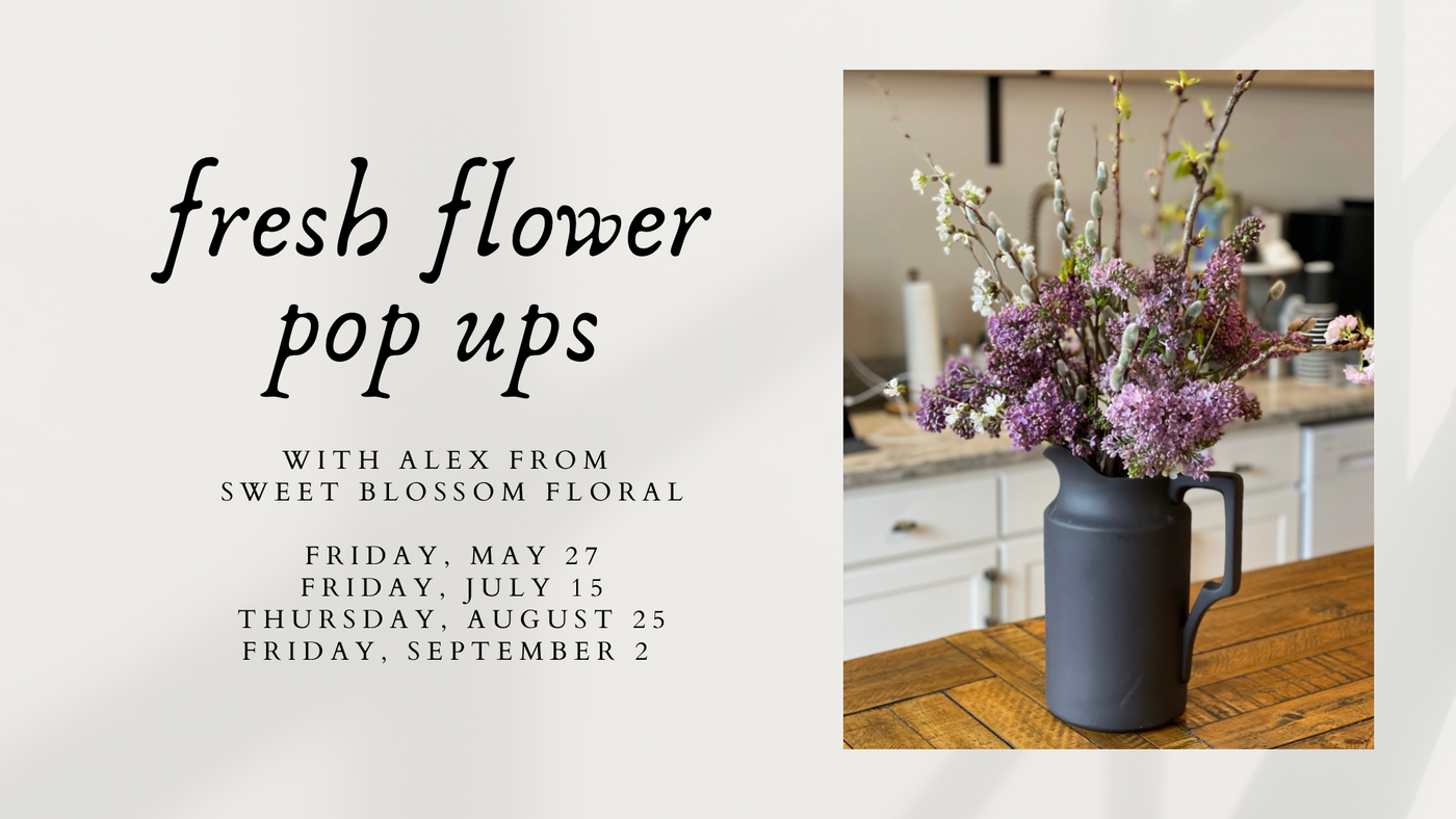 Fresh Flower Pop Ups with Sweet Blossom Floral