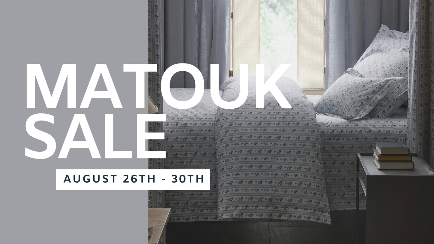 Matouk Labor Day Sale