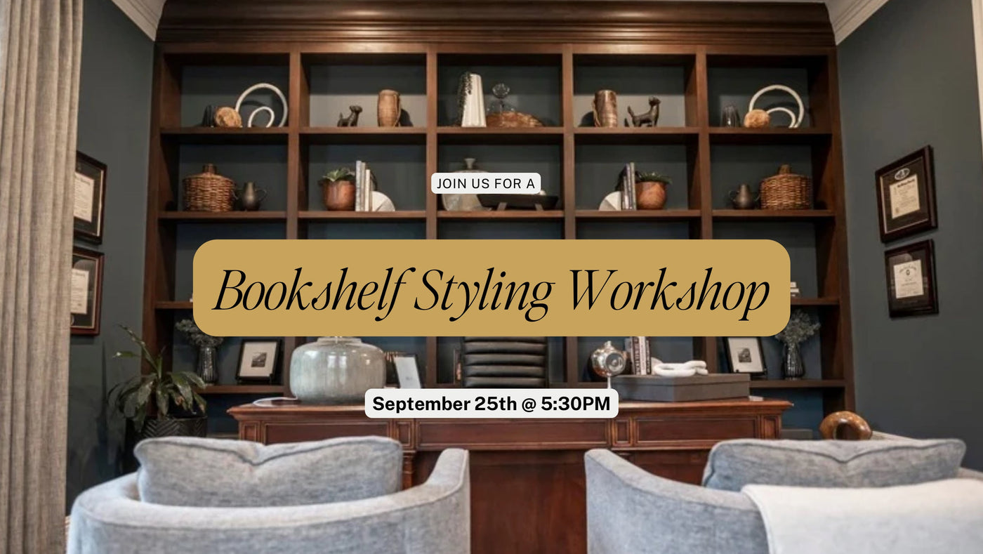 Bookshelf Styling Workshop with KP Designs