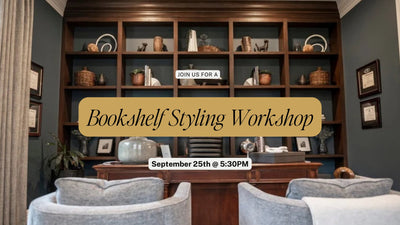 Bookshelf Styling Workshop with KP Designs