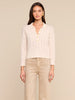 Airy ¾ Sleeve Cable Knit Sweater