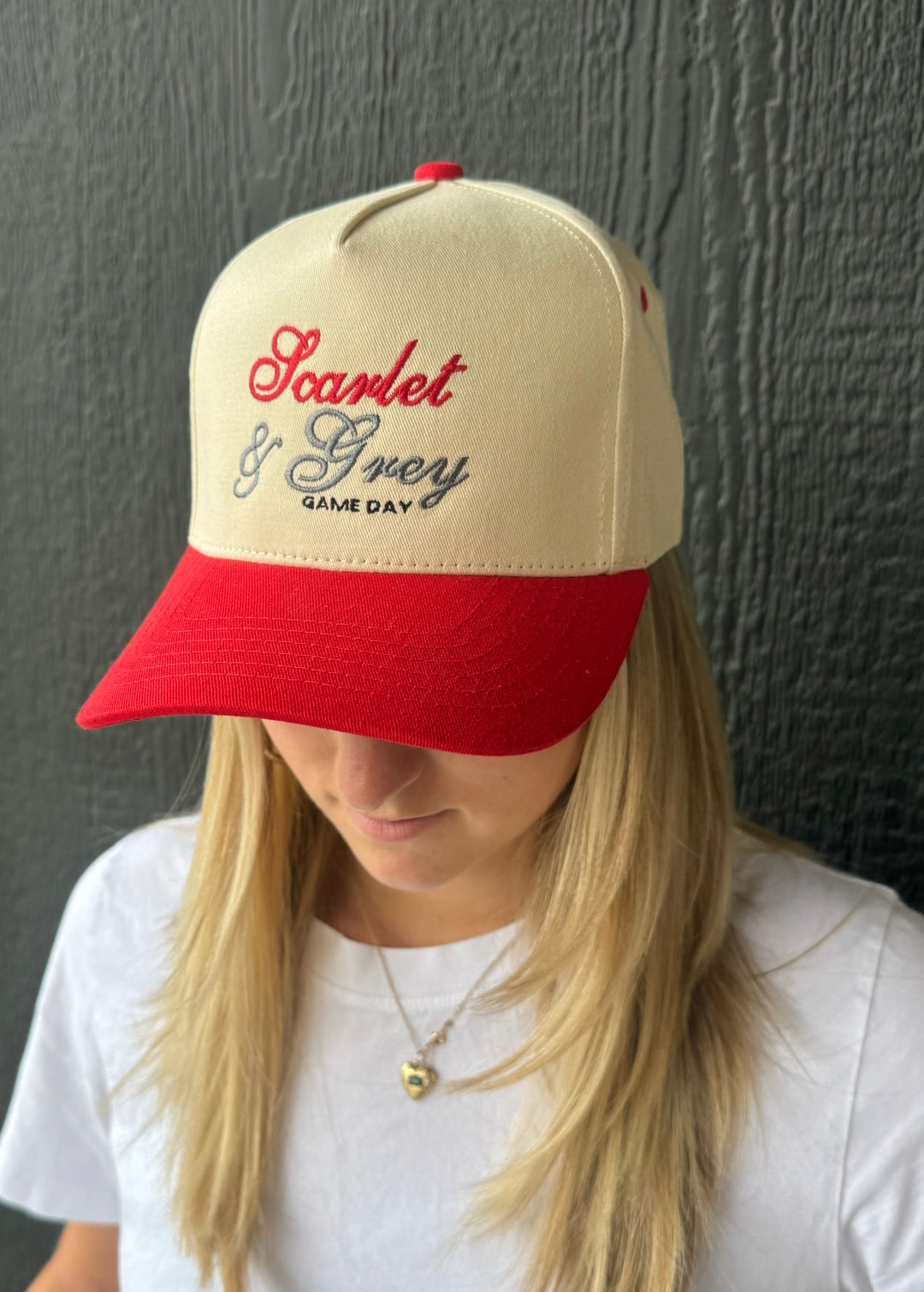 帽子 theredthread S logo cap scarlet black THEREDTHREAD / ザレッドスレッド】S logo cap scarlet