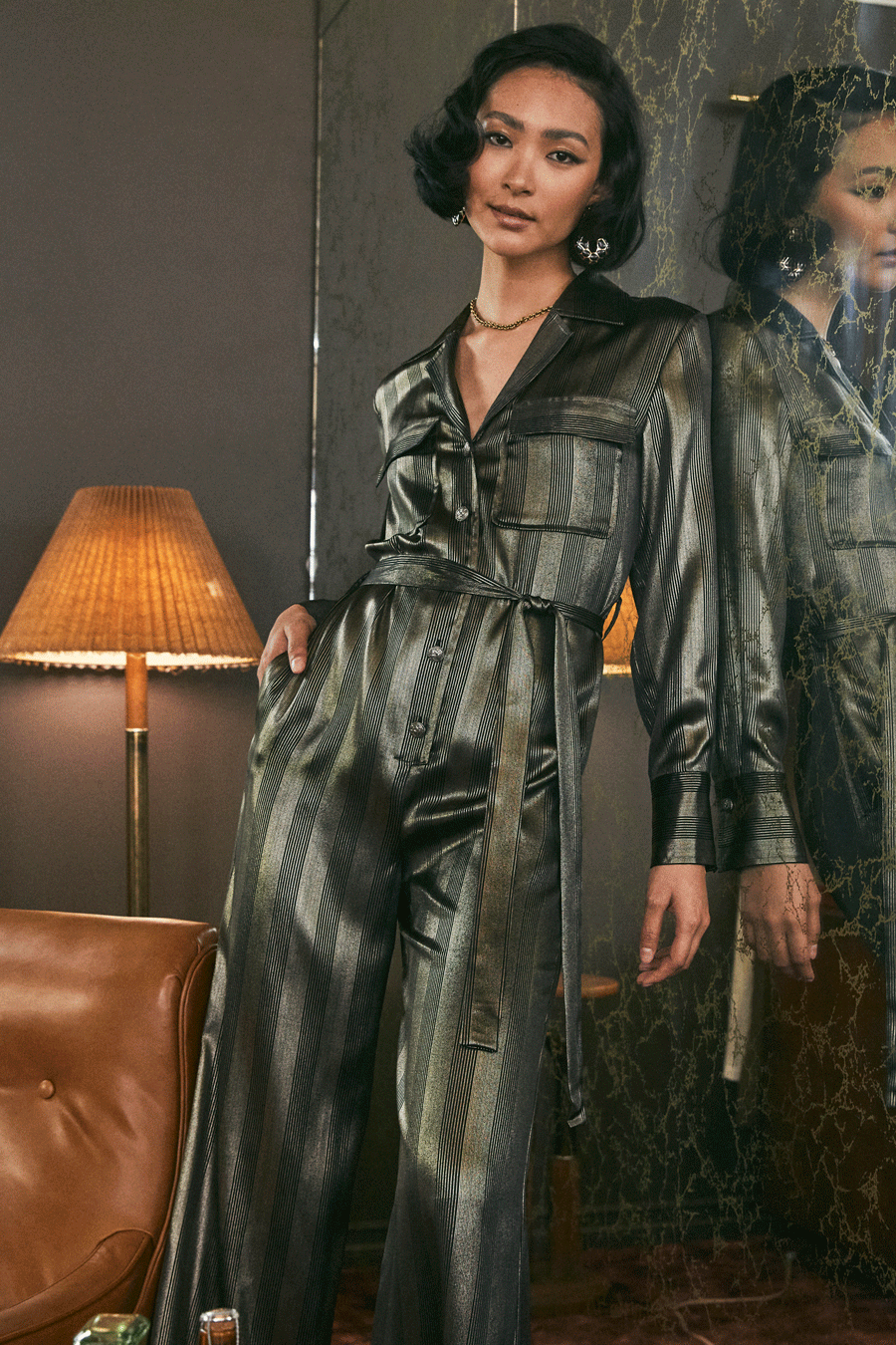 Long-Sleeve Wide Leg Jumpsuit – THREAD