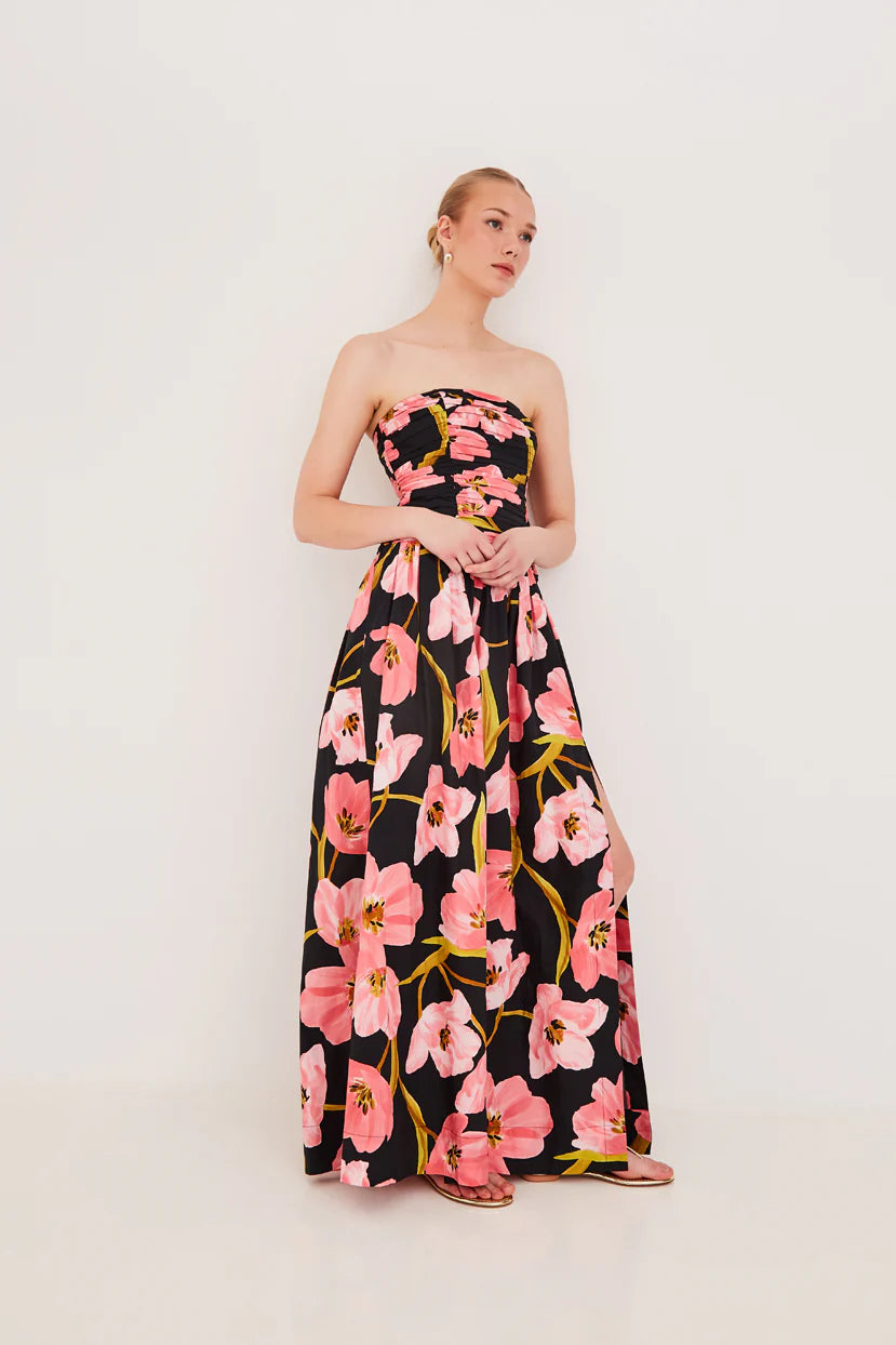cara cara maxi dress Montreal Gown in Marais Bloom Black