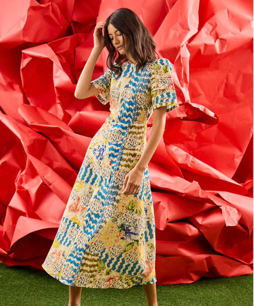 terracotta midi dress Baltic Born Womens Colette Sweetheart Midi Dress | Terracotta